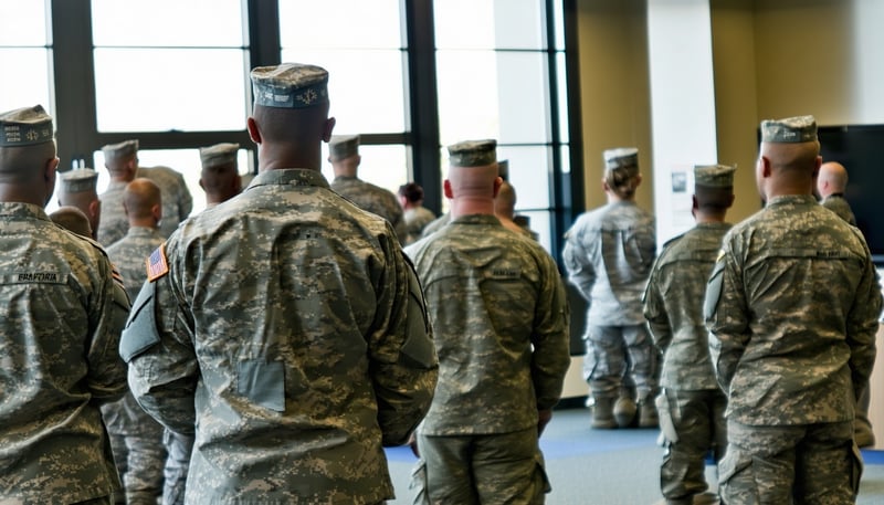 Veterans receiving assistance and education for civilian transition